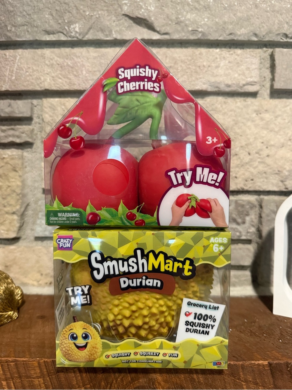 Smush Mart Durian & Sunny Days Squishy Cherries Bundle